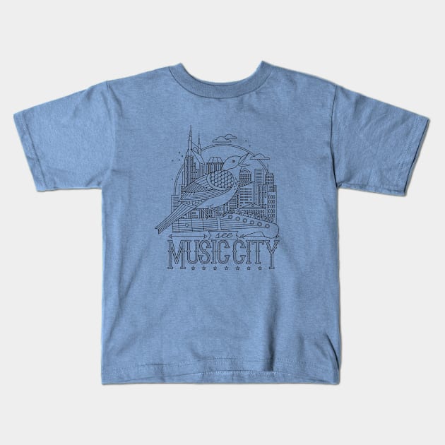 See Music City Kids T-Shirt by Lucie Rice Illustration and Design, LLC